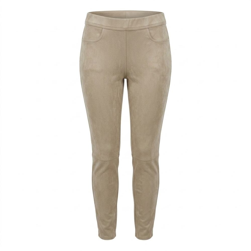NWT Max Studio 9711M06 Faux Suede Skinny Knit Stretch Pants Women Size S